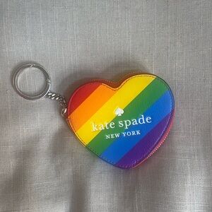 Kate Spade Multicolor Heart Keychain